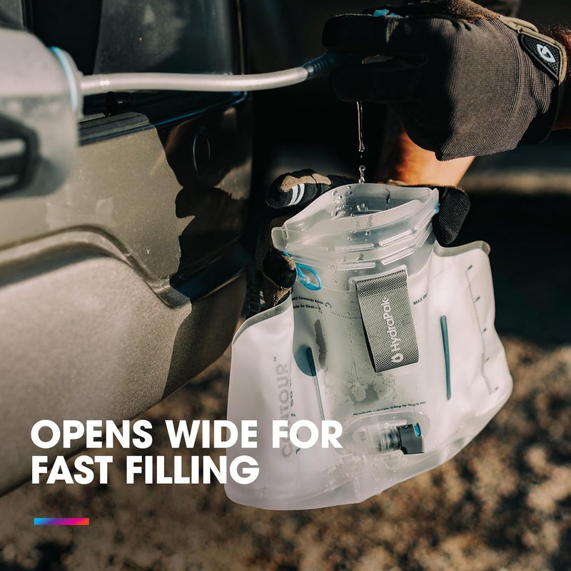 Hydrapak Water Reservoir (1.5L, 2L, 3L) - Hydration Bladder Fits Most Backpacks – High-Flow Bite Valve, Leak Proof, Fully Reversible, and Dishwasher Safe - Image 3